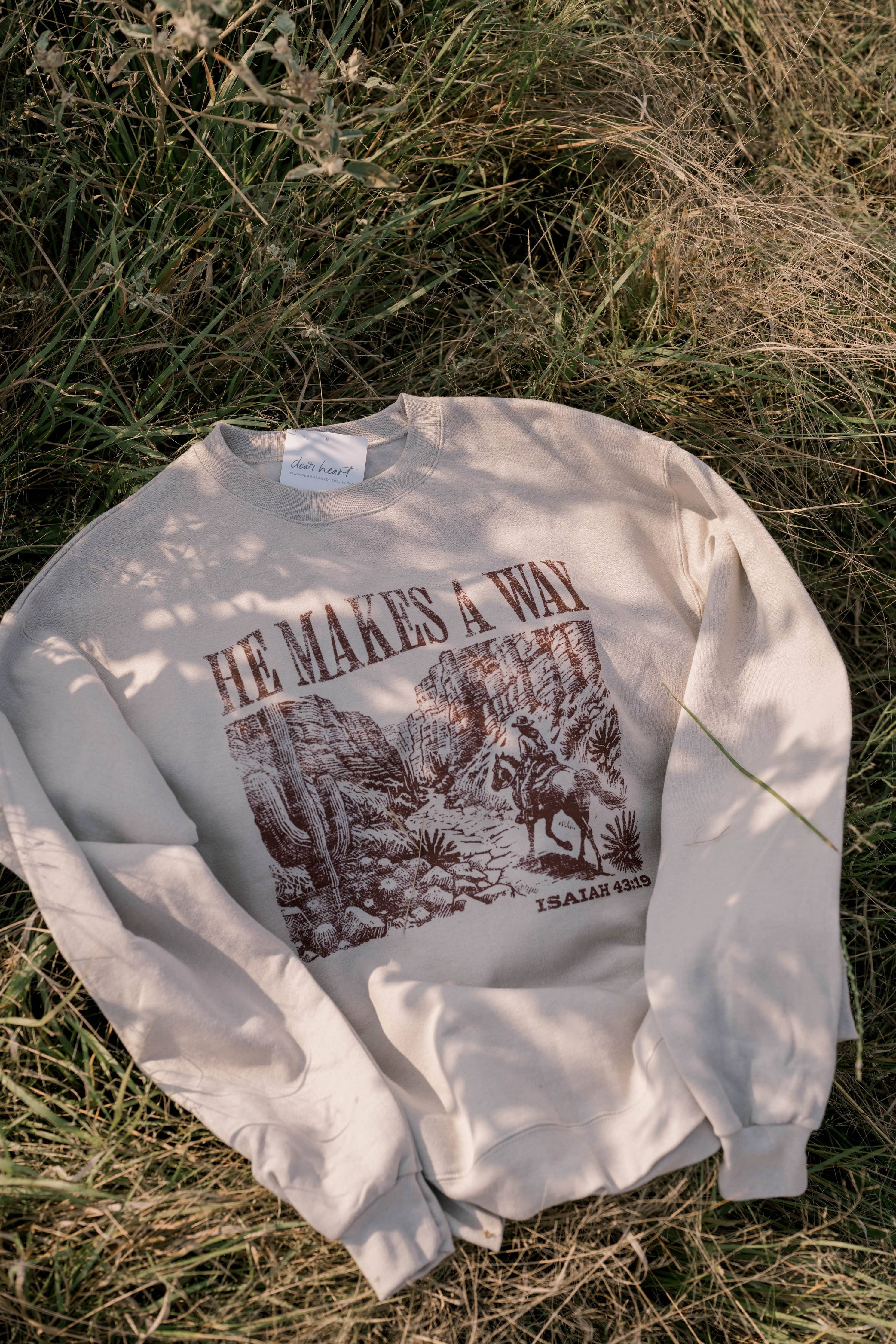 He Makes A Way Pullover | Christian Pullover